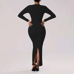 Square Collar And Sheath Dress